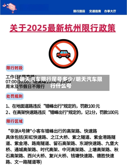 明天汽车限行尾号多少/明天汽车限行什么号